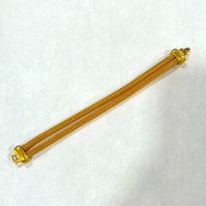 MONET GOLD TONE DOUBLE BRACELET